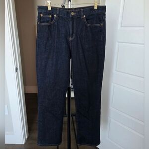 Ralph Lauren Dark Wash Nolita Straight Jeans Size 10 Petite
